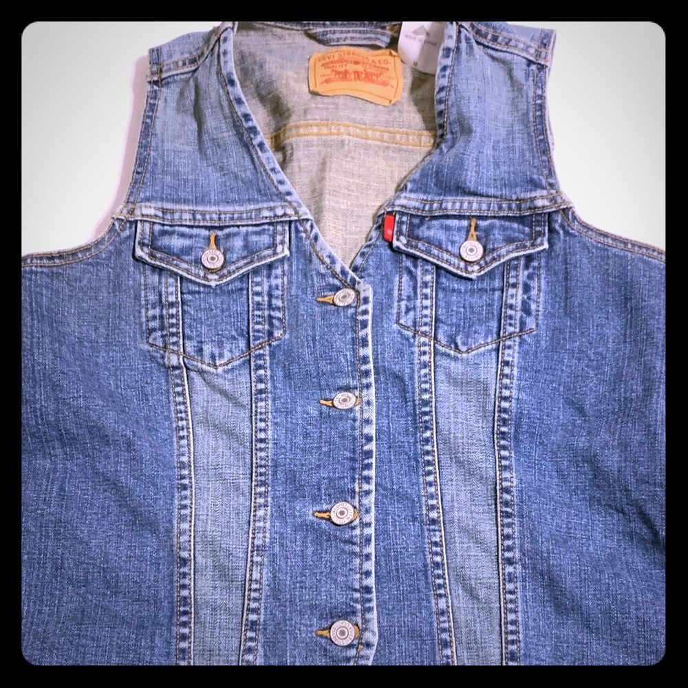 Women’s Denim vest size Medium